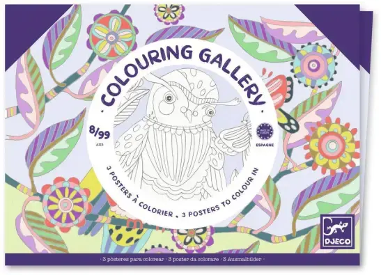 COLOURING GALLERY OCELLS DJECO