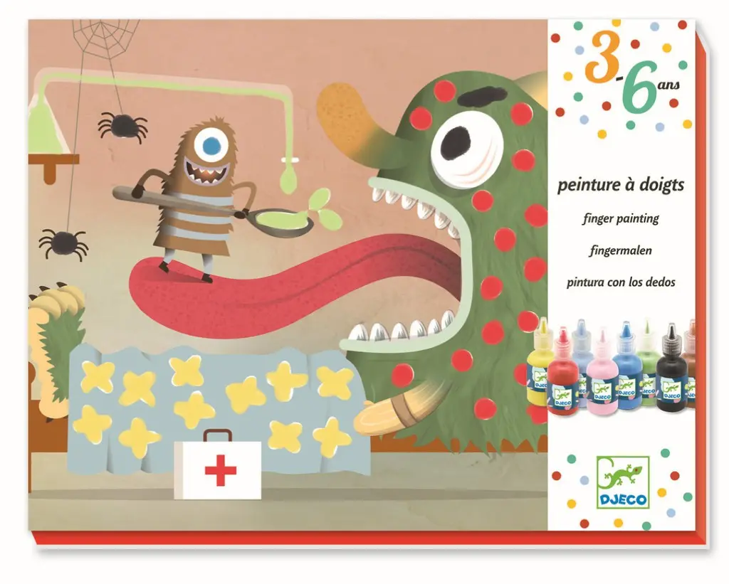 PINTURA DE DITS DECORA LES CRIATURES