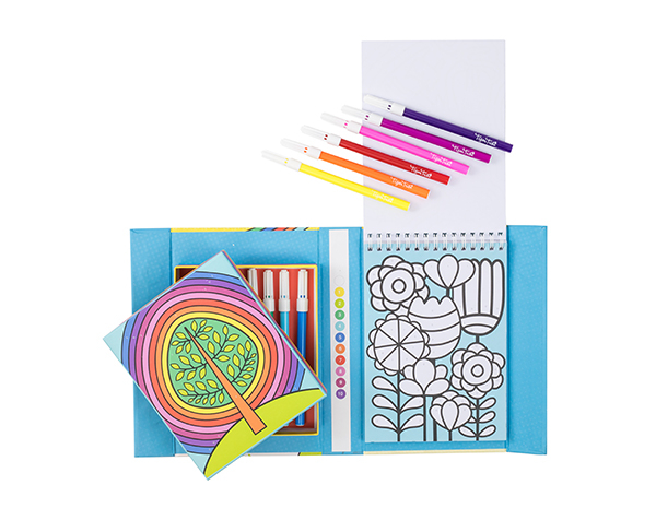 COLOUR BY NUMBERS - RAINBOW GARDEN