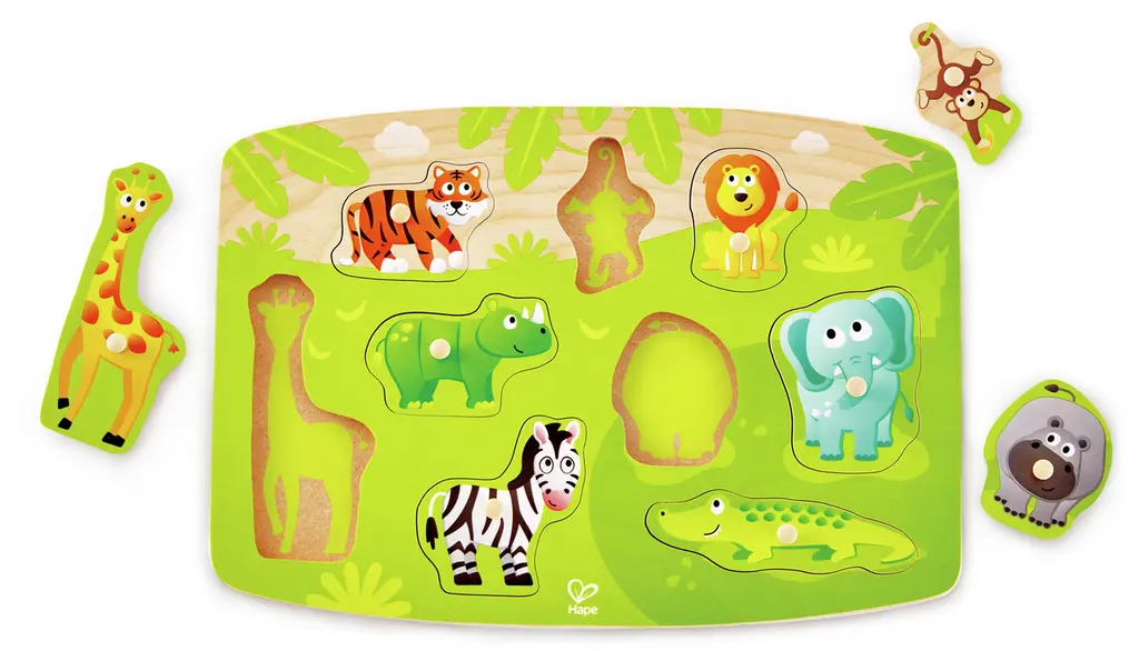 PUZLE DE LA JUNGLA AMB PINCES