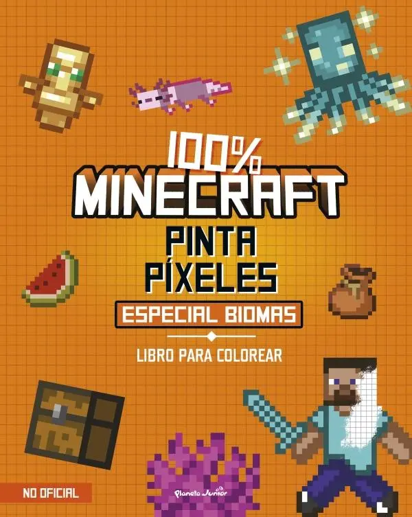 100% MINECRAFT PINTA PIXELES