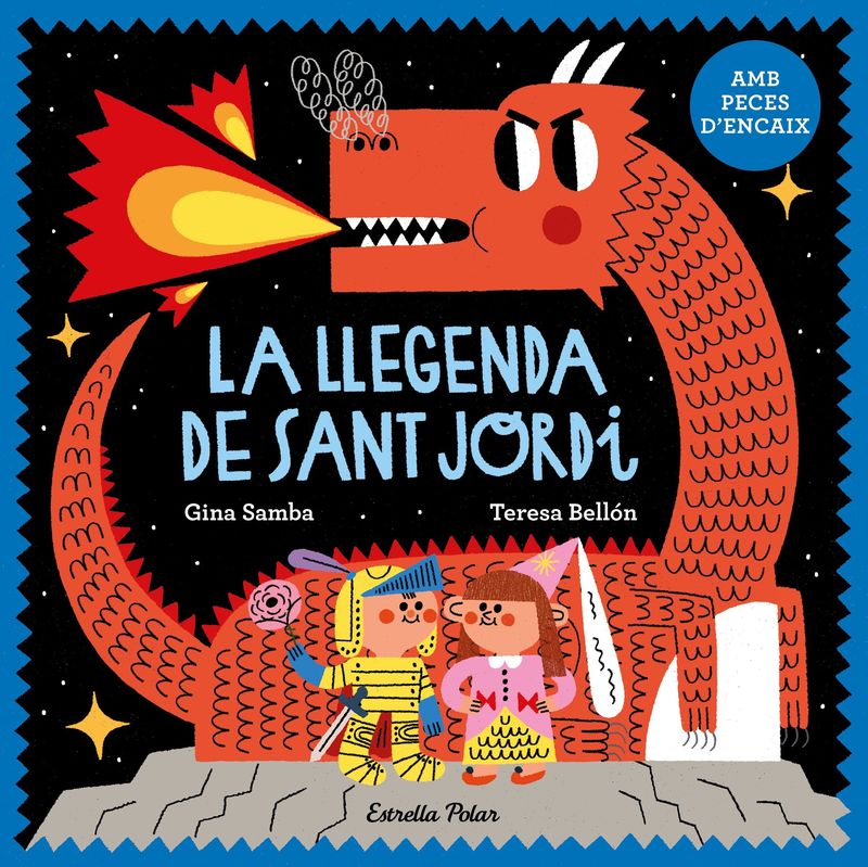 LA LLEGENDA DE SANT JORDI AMB PECES D'ENCAIX      