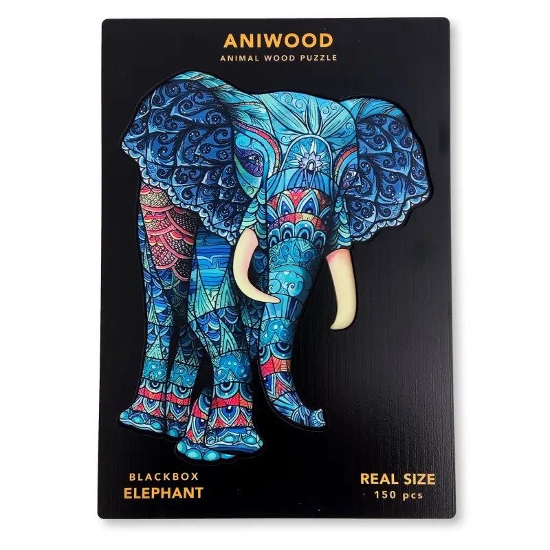 PUZLE 150 PECES ANIWOOD ELEFANT