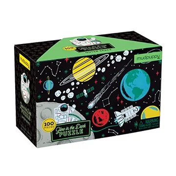 GLOW I DARK PUZZLE OUTER SPACE
