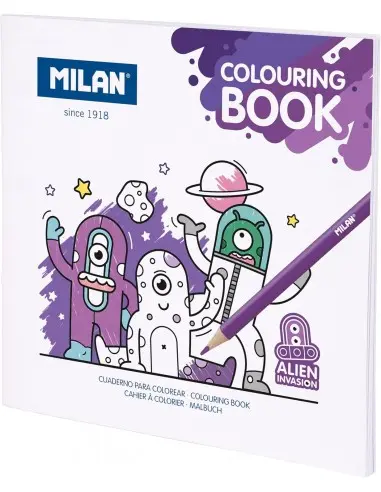 COLOURING BOOK ALIEN INVASION