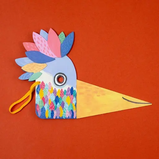 [07520025] BE WILD BIRD MASK & STICKER