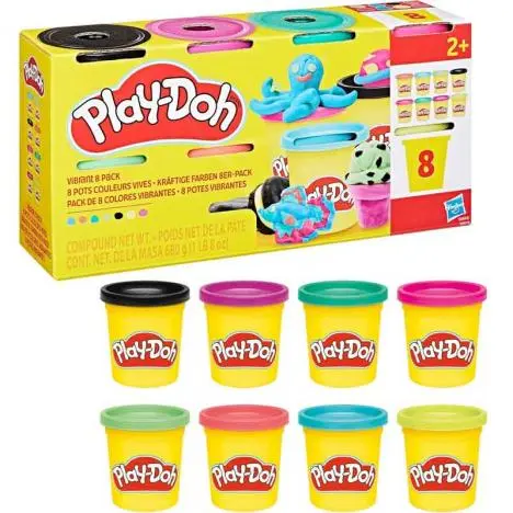 [25528780] PLAYDOH PACK 8 POTS