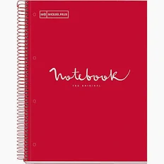 [08746030] QUADERN NB1 A4 80 CLA 90G PP EMOTION VERMELL