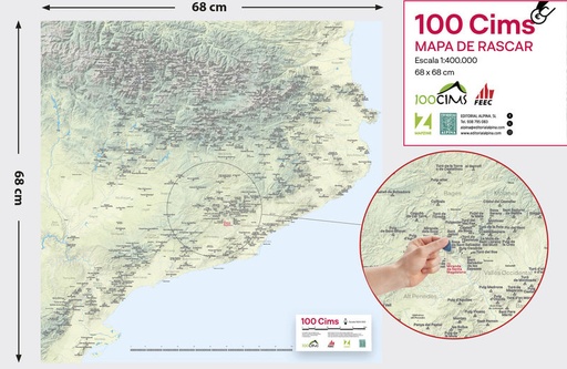 [08711141] 100 CIMS - MAPA PER RASCAR                        