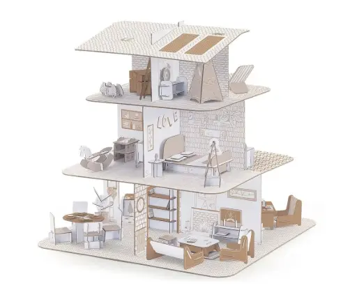 [37038005] CASA DE NINES, CONSTRUIR-JUGAR DJECO