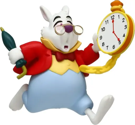 [07311402] FIGURA CONILL BLANC ALÍCIA AL PAÍS DE LES MERAVELLES