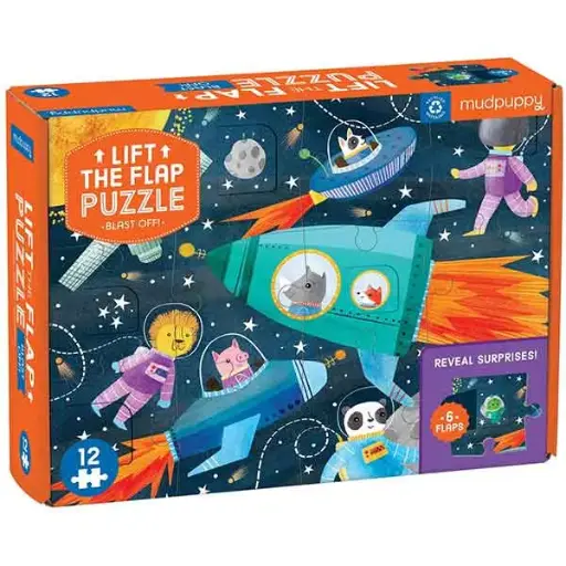 [20136575] PUZLE LIFT-THE-FLAP BLAST OFF!